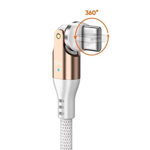 Type−Cto−C片側540°回転ケーブル2m