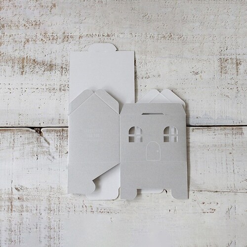 食品箱93924ギフト箱お菓子のおうちグレー