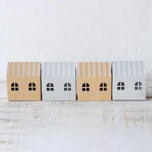 食品箱93924ギフト箱お菓子のおうちグレー