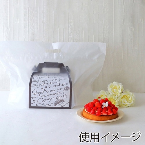 手提げポリ袋92784TOバッグシンプル無地L