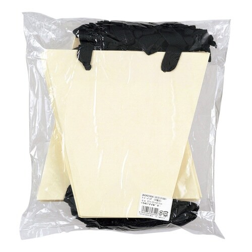 紙袋テーパーバッグS62426S アイボリー