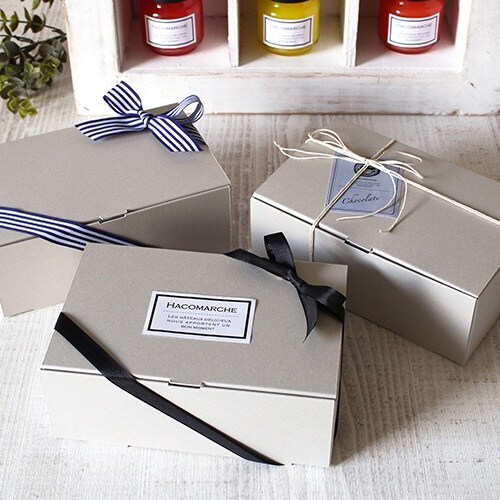 箱 ギフトボックス ミストグレー