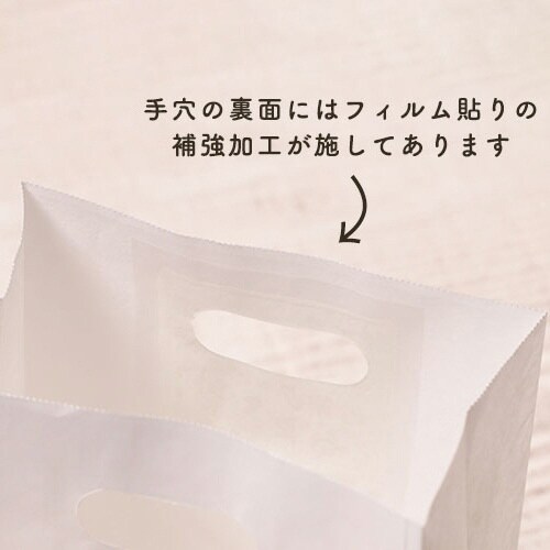 手提げ紙袋 イーグリップ ホワイト M500