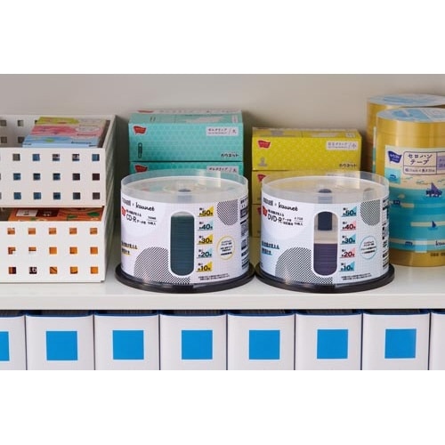 残り枚数が見えるDVD−R データ用 50枚×3