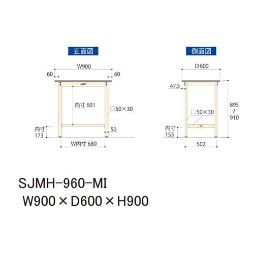 中量作業台固定式SJMH−960−MI