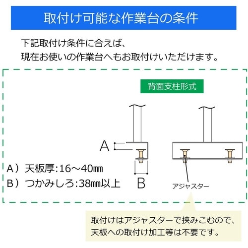 作業台用上棚UK−1200−W