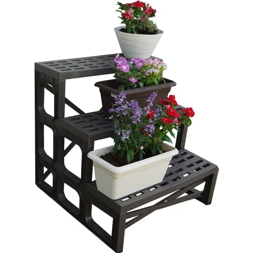 フラワースタンド 600型 3段 チョコ