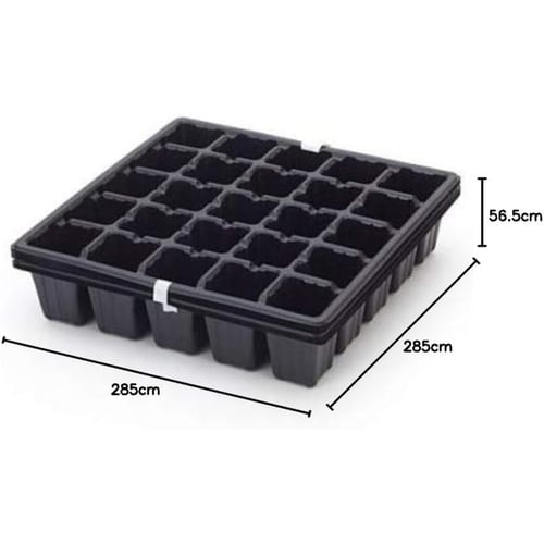 セルボックス25穴 10P クロ