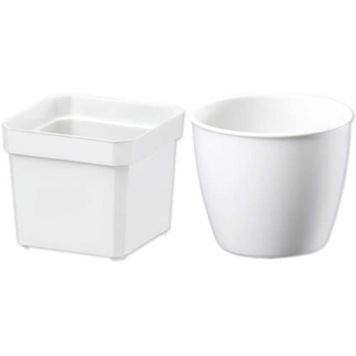 プラントポット 丸2号 ホワイト