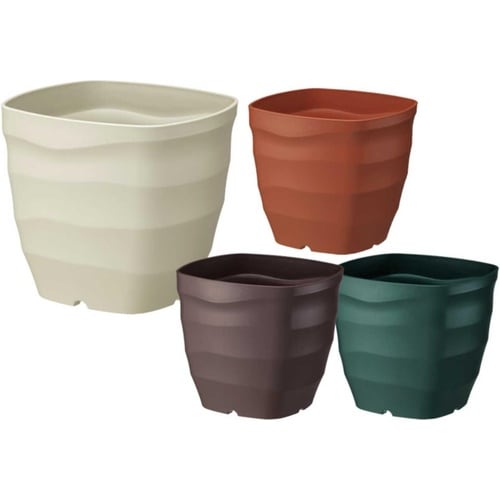 フレグラースクエアポット 24型 アイボリー