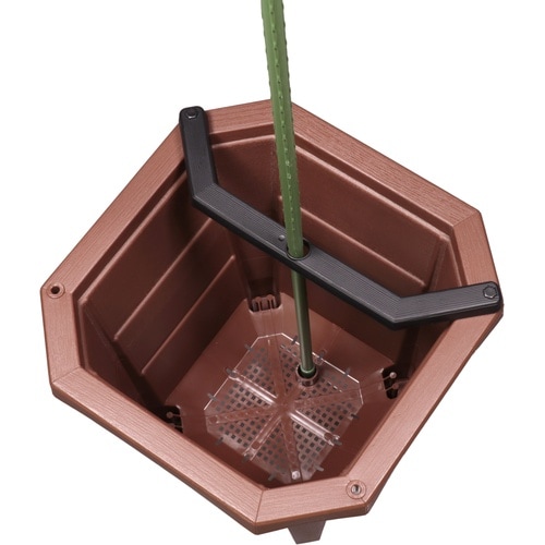 花と野菜のプランター 300型 ブラウン