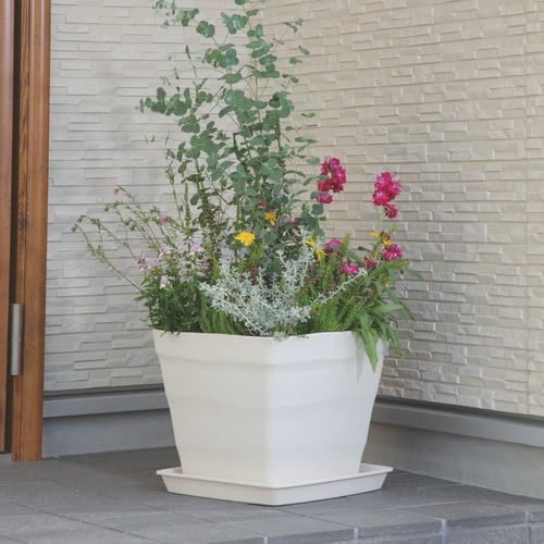 クラフトスクエアプレート 25型 ホワイト