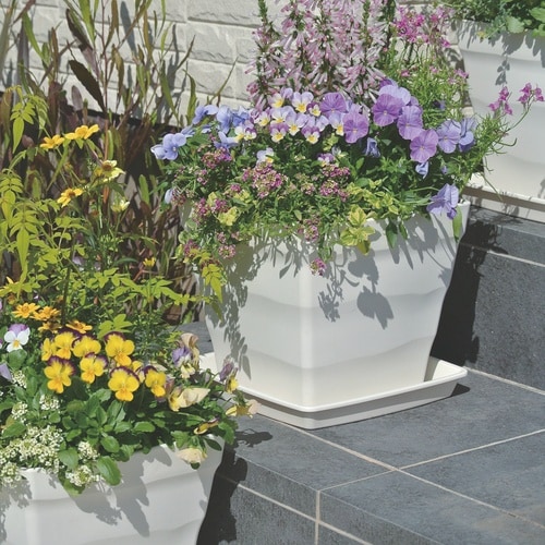 クラフトスクエアプレート 25型 ホワイト