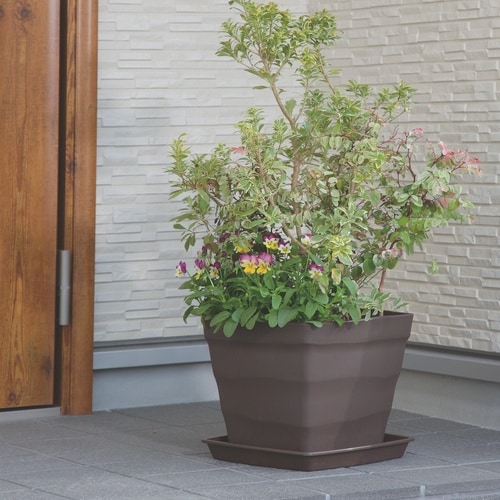 クラフトスクエアプレート 30型 ダークブラウン