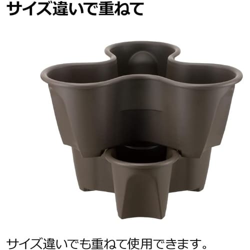 ハーベリーポット 52型N ダークブラウン