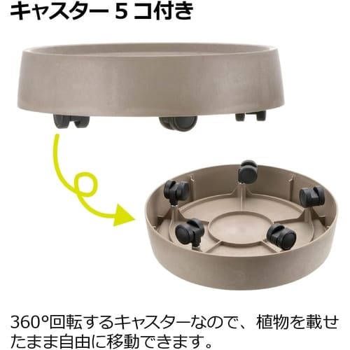 ラピス キャスタープレート S ホワイト