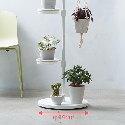 ボタニー キャスター付ハンギングポール ブラック