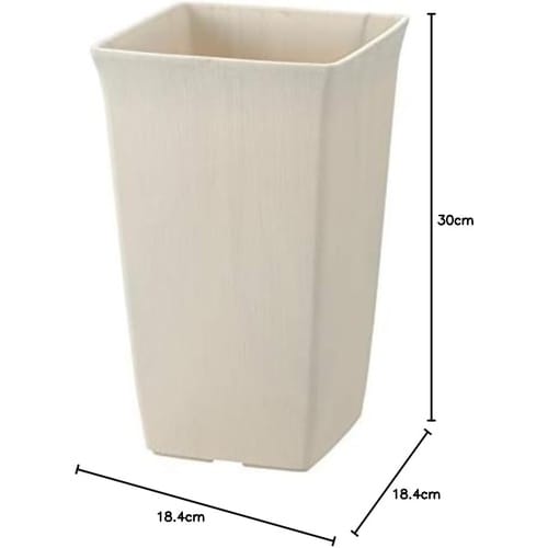 フォーレ スクエアポット 8号 ホワイト