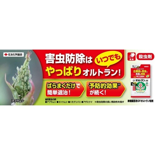 農薬 家庭園芸用GFオルトラン粒剤 1.6kg