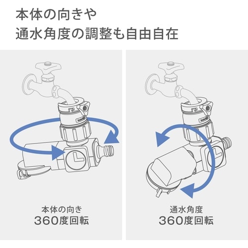 ラクロック蛇口分岐シャワー G1074GY