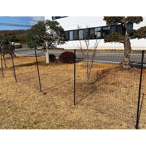 強力フェンスネット 37.5mm 茶 1x5m