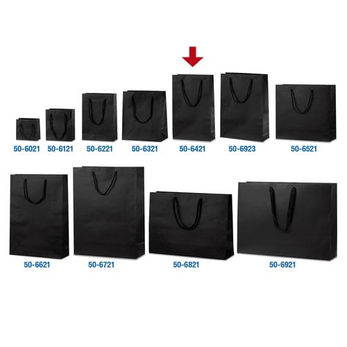 手提げ袋マットブラック220×80×350×10