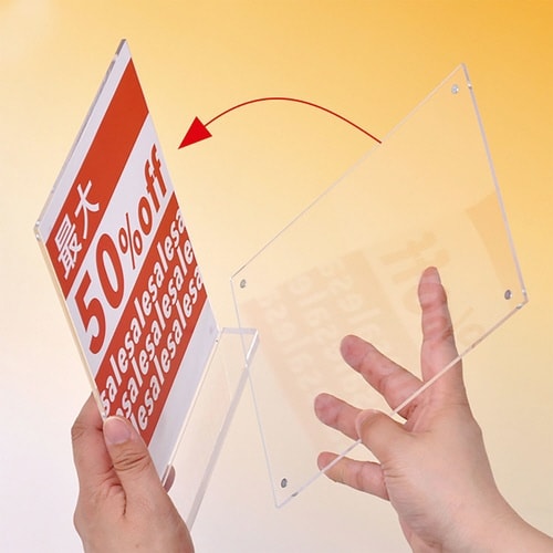 アクリルマグT型スタンドA4