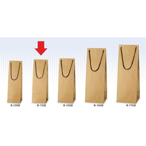 手提げ袋 クラフト無地 383926×4