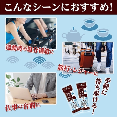 片手で食べられる小さなようかん 塩 7本入×5