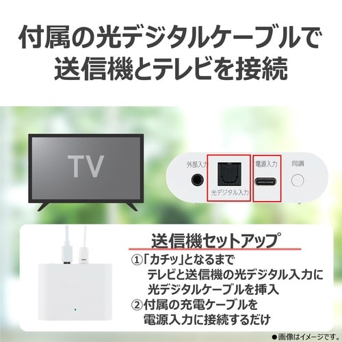 専用の子機を増設できるテレビ用スピーカー