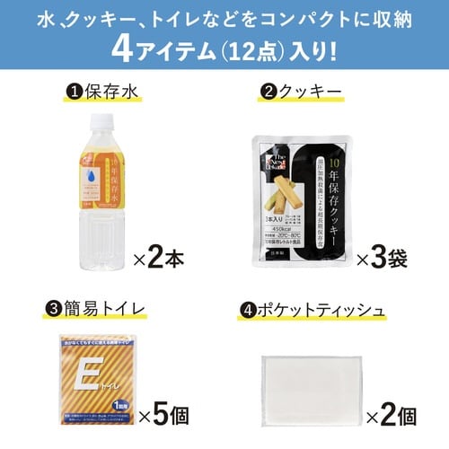 災害備蓄セット9年保存(1日分)