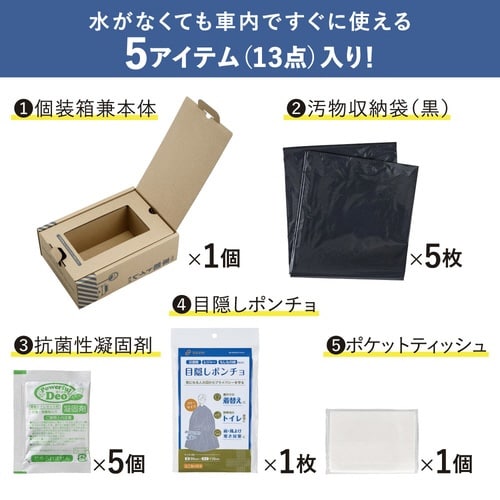 非常用車載トイレセット