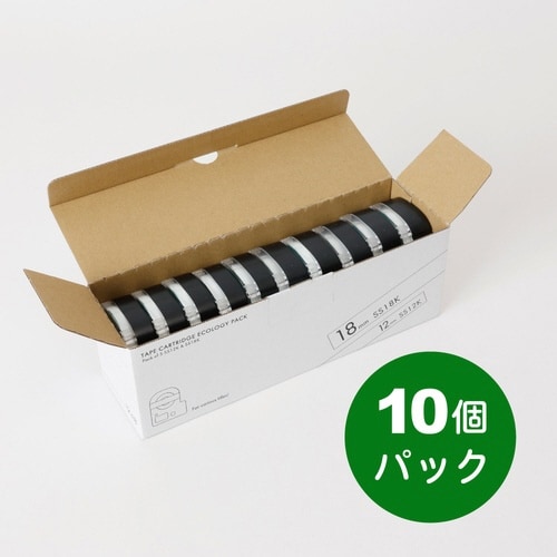 PROテ−プ10個パック白12/18mm