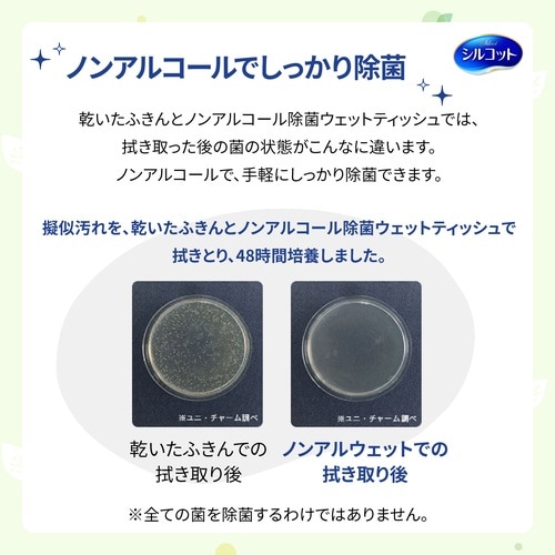 シルコット除菌ウェット ノンアルコール 本体43枚