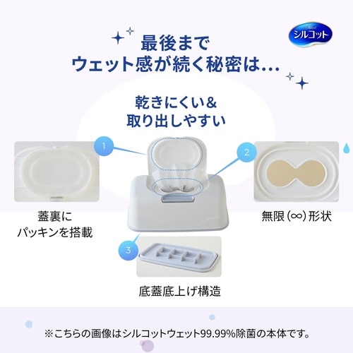 シルコット 除菌ウエット アルコール 本体40枚
