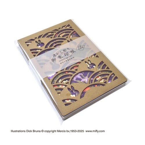 ミッフィー透かし彫り御朱印帳四季 ST−