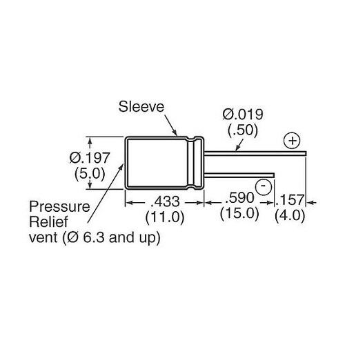アルミニウム電解コンデンサ(35V/47