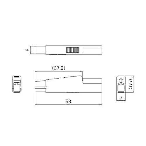 C−100H専用クリップカバー(グレー)