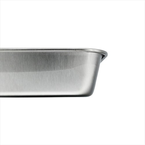 Kitchen+a ステン アミ付角バット L