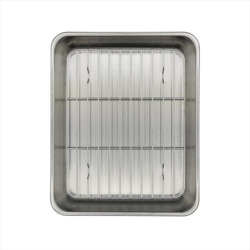 Kitchen+a ステン アミ付角バット M