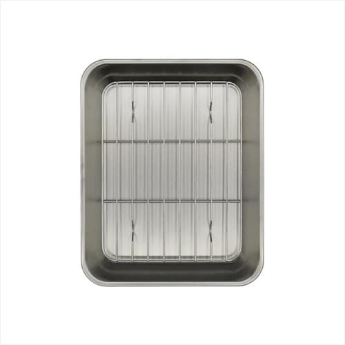 Kitchen+a ステン アミ付角バット S