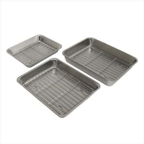 Kitchen+aステンアミ付角バットオールセット