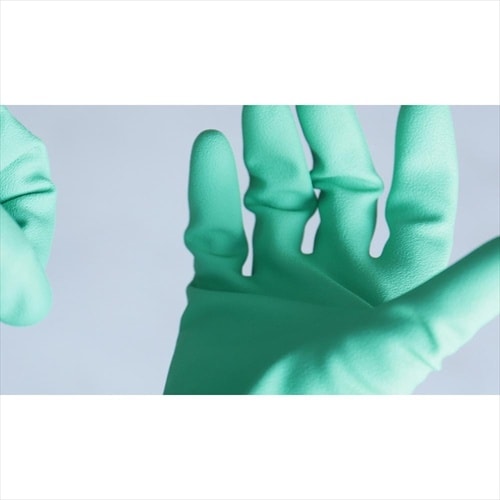バスルーム用ゴム手袋 グリーン M
