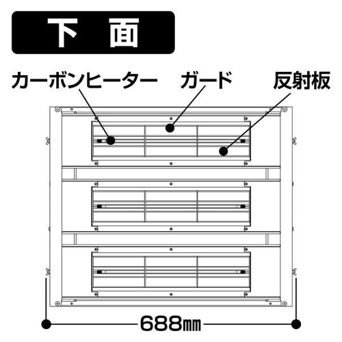 畜産用カーボンヒーター(NK−21CLB)