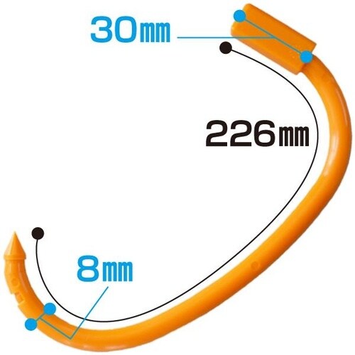 モーリング(ワンタッチ鼻カン)10個入橙
