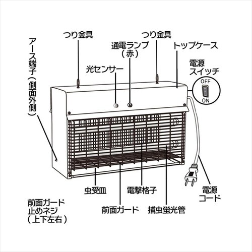ムシ殺虫器