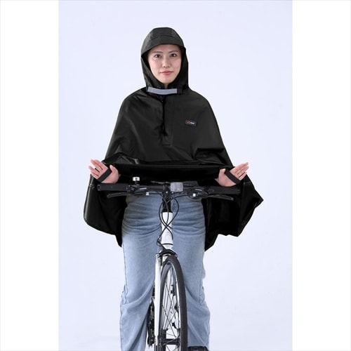 ヒザヲ雨カラ守ルレインポンチョ