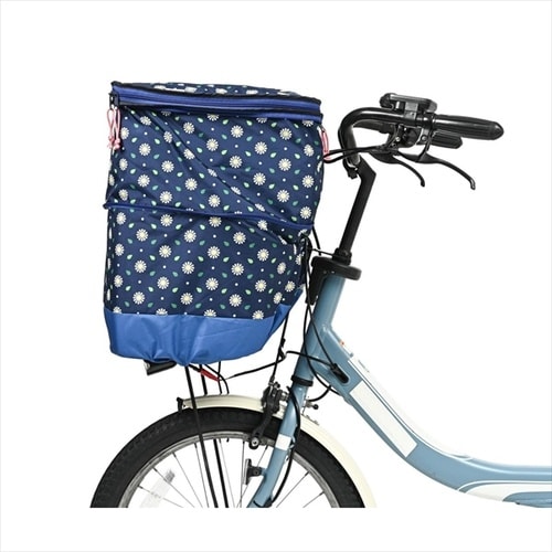 2段式前カゴカバーNVマーガレット柄