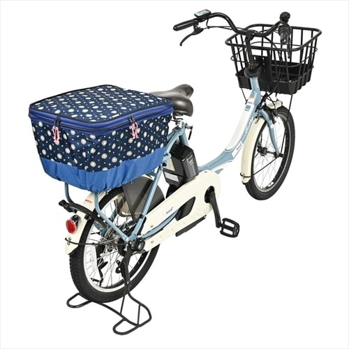 2段式後カゴカバーNVマーガレット柄