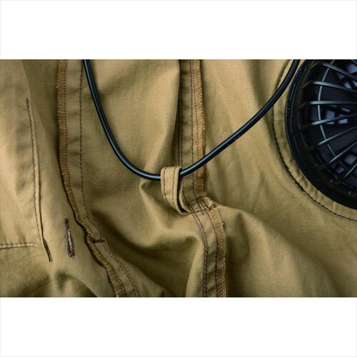 コットン ベスト Eグリーン XL